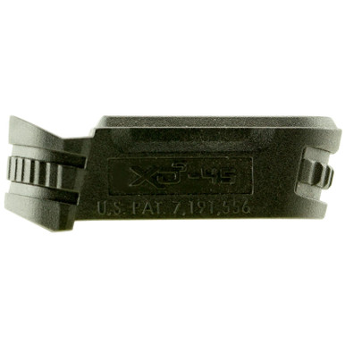 Springfield Armory XDS5002M Backstrap Sleeve made of Polymer with Black Finish & 1 Piece Design for 45 ACP Springfield XD-S with #2 Backstrap & 3.30"-4" Barrel