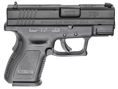 Springfield Defender Sub-Compact, 9mm, 3" Barrel, 10rd, Black