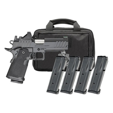Springfield 1911 DS Prodigy 4.25? Barrel AOS 9mm (3) 17-Round, (1) 20-Round Magazines Gear Pac