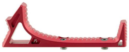 Strike Link Curved ForeGrip AR Style, 6061-T6 Aluminum, 4.8" x 1.7" x .55", Red