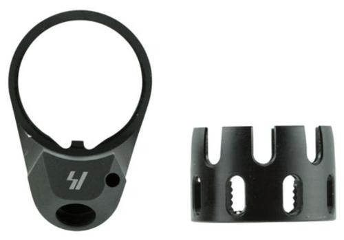 Strike AR Enhanced Castle Nut and Extended End Plate Steel, Quick Detach