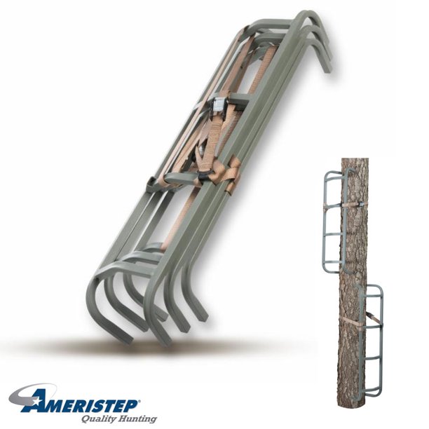 Ameristep Non-Typical Steel Rapid Rails Portable Step Stick Treestand Ladder 3pk #7108