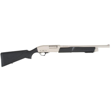 TriStar 23164 Cobra III Marine Pump 12 Gauge 18.50" 5+1 3" Silver Rec/Barrel Black Synthetic Stock Right Hand (Full Size) Includes 1 MobilChoke