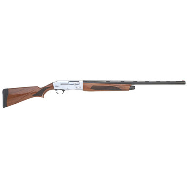 TriStar 24263 Viper G2 Pro Full Size 410 Gauge Semi-Auto 3" 5+1 28" Black Vent Rib Barrel, Silver Steel Receiver, Fixed Turkish Walnut Stock, Beretta/Benelli Mobil Chokes, Right Hand
