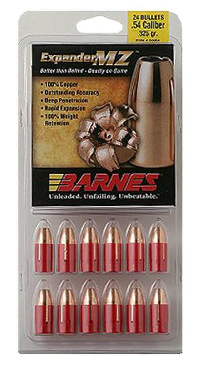 Barnes Muzzleloader 50 Black Powder Expander MZ 250gr, 24Pk