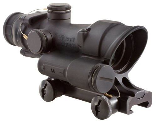 Trijicon ACOG LED 4x 32mm Obj 36.8 ft @ 100 yds FOV Black Illuminated Cr