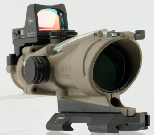 Trijicon ACOG 4x 32mm Obj 36.8 ft @ 100 yds FOV Tube Flat Dark Earth Il, 100554