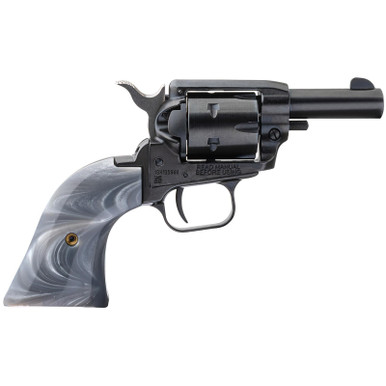 Heritage Mfg BK22B2GPRL Barkeep 22 LR 6 Shot, 2.68" Black Oxide Steel Barrel, Black Oxide Zinc Alloy Frame, Black Oxide Cylinder, Gray Pearl Grip, Manual Safety, Exposed Hammer