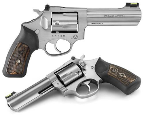 Ruger SP101, 357/ 38 Spl, 4.2", 5 Shot, SS, Fiber Optic Sight