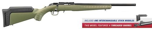 Ruger American Rifle Predator Bolt 22 WMR 18" Threaded Barrel,,Synthetic ODG Stock Blued,9 rd
