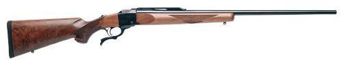 Ruger 1B Sporter 257 Weatherby Magnum, 28" Barrel, Walnut Furniture, Black Rec, 1rd