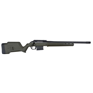 Ruger American Hunter 308 Win 5+1 20" Matte Black Threaded Barrel, OD Green