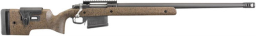 Ruger Hawkeye Long-Range Target, .300 Win Mag, 24", 5rd, Brown Stock, Black Speckles