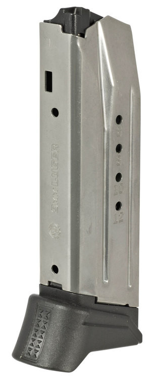 Ruger American Compact Magazine 9mm 10 rd Nickel Finish