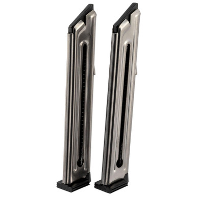 Ruger 90645 Mark III/IV Value Pack 10rd 22 LR E-Nickel Stainless Steel 2 Per Pack