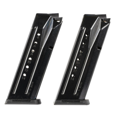Ruger 90684 Security-9 Value Pack 15rd 9mm Luger Black Oxide Steel 2 Per Pack