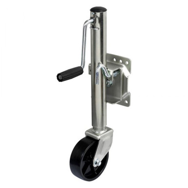 SeaSense 1000 lb Zinc Plated Trailer Jack with 6" D Wheel & 10" Travel