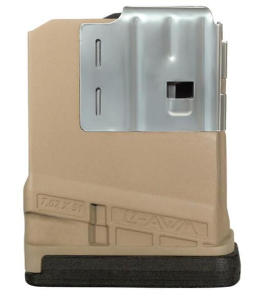 Lancer L7 Advanced Warfighter Magazines - L7AWM 7.62mm/.308 Caliber Opaque Dark Earth 10rd