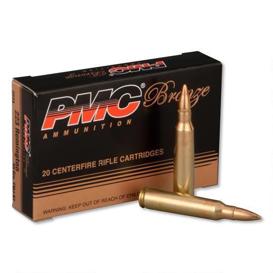 PMC 223 Rem 55 gr FMJ BT 60 rounds (3-20 rd boxes)