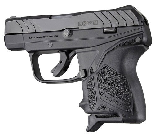 Hogue HandAll Beavertail Grip Sleeve made of Rubber with Textured Black for Ruger LCP II