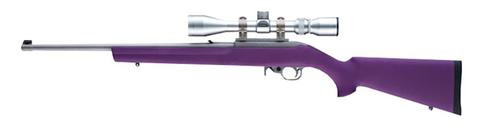 Hogue 10-22 Rifle Rubber Overmolded Synthetic Purple