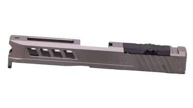 True Precision Axiom Slide with RMR Optic Cut for the Ruger RXM - Stealth Grey PVD