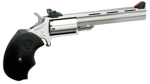 NAA Mini Master Target 22LR 4" Barrel 5rd Adjustable Sight Stainless Finish