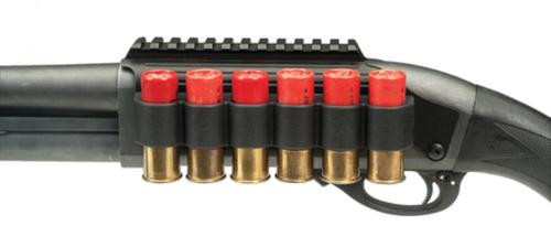 TacStar Shotgun Rail Mount With Sidesaddle Fits 12 Ga Mossberg 500/590 Black