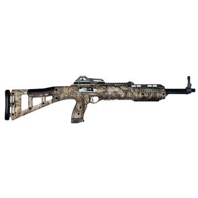 Hi-Point 4095TSWC 4095TS Carbine 40 S&W Caliber with 17.50" Barrel, 10+1 Capacity, Woodland Camo Metal Finish, Woodland Camo All Weather Skeletonized Stock & Polymer Grip Right Hand