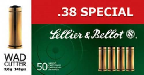 Sellier and Bellot 38 Special 158 LFN 50Rd/Box