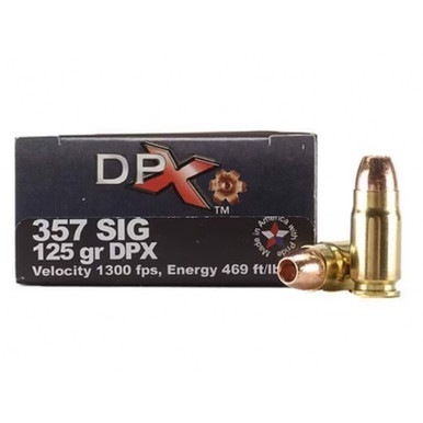 Cor-Bon 357 Sig 125gr DPX 20 Rounds