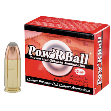 CorBon Pow'rBall 9MM Luger +P 100 Grain Polymer-Tipped 20 Rounds