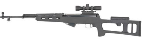 Advanced Technology SKS Fiberforce Dragunov Stock Polymer Matte Black