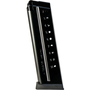 Mec-Gar MGCGOV910AFC 1911 Government 10rd 9mm Luger, Blued w/Anti-Friction Coating Carbon Steel