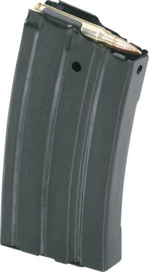 DURAMAG Magazine, 6.8 SPC or 224 Valkyrie, 10Rd, Black, Fits AR Rifles, Stainless Steel, Black Anti-tilt AGF Follower