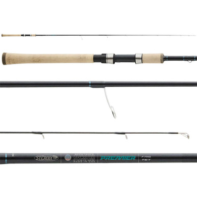 St. Croix Premier SCPS66MF2 Spinning Rod 6'6" 2 Piece Medium Power Fast Action