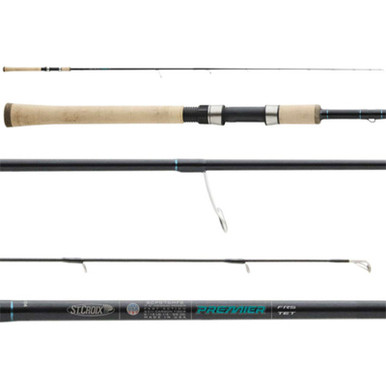 St. Croix Premier SCPS60ULF2 Spinning Rod 6' 2 Piece Ultra Light Power Fast Action