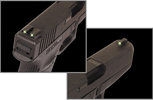 Truglo Brite-Site Tritium 1911 Pistol Tritium Green Black
