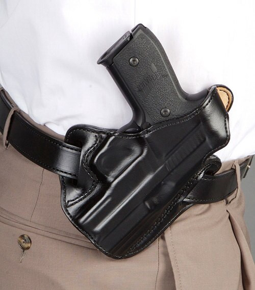 Desantis Thumb Break Scabbard Glock 26/27/33 Leather Black