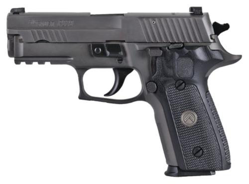 Sig P229 Compact Legion *MA Compliant* Single/Double 9mm, 3.9", Black Grip, Gray PVD Stainless, Manual Safety, 10rd