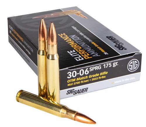 Sig Sauer Ammo .30-06 175gr, OTM Match, 20rd Box