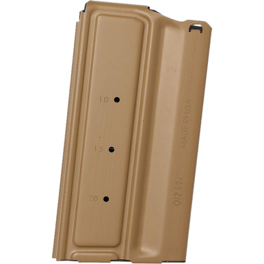Sig Sauer MAGSPEARMULTICOY MCX-Spear 20rd Double Stack 277 Sig Fury/6.8x51mm/6.5 Creedmoor/7.62 NATO Coyote Tan Steel
