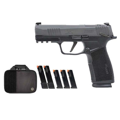 Sig Sauer P365 XMACRO 9mm 3.7" Barrel 17+1 (3), 21+1(2) Rounds Plus Savior Bag Manual Safety Tac Pro Grey