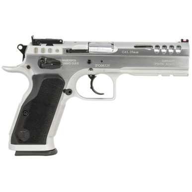Tanfoglio IFG TFSTOCKM10 Defiant Stock Master 10mm Auto 13+1 4.75" Hard Chrome Steel/Aluminum Grip