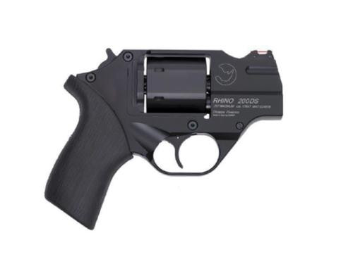 Chiappa Rhino 200DS, .357 Magnum, 2", 6rd, Black, Fiber Optic Sights