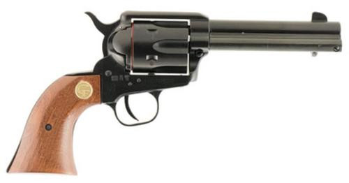 Chiappa 1873 SAA, 22LR, 4.75", 6rd, Wood Grips, Black