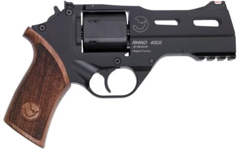 Chiappa Rhino 40SAR, .357 Mag/.38 Spl, 4", 6rd, Black, Walnut Grips