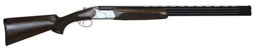 CZ Redhead Premier 12 Ga 3" 2rd 28" Gloss Black Chrome Barrel, Silver Satin Chrome Metal Finish, Turkish Walnut Stock Includes 5 Chokes