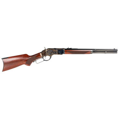 Taylors & Company 550202DE 1873 Taylor Tuned 357 Mag 10+1 18" 1/2 Octagon Barrel Walnut Fixed Pistol Grip Stock Color Case Hardened Right Hand