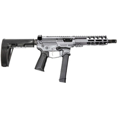 Battle Arms Development XIPHOS004 Xiphos 9mm Luger 30+1 8.50" Black Barrel, M-LOK Handguards, Combat Gray Aluminum Picatinny Rail Receiver Black Synthetic Adjustable Stock, Adj Black Grips
